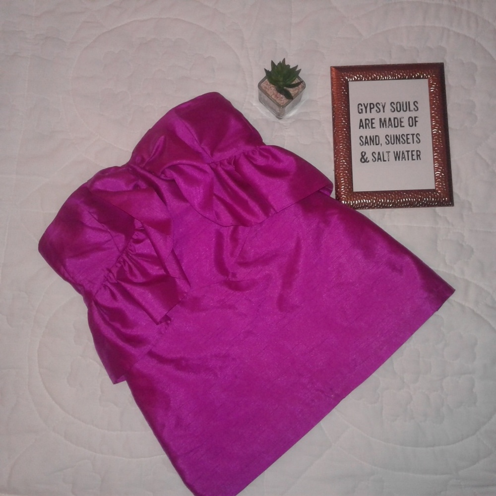 Twelve by twelve pink  corset top size small